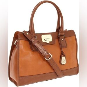 Cole Haan Rich Tan Brown Leather Kendra Tote